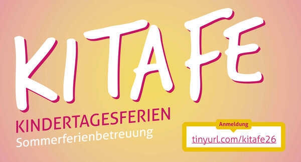 Anmeldung zu den Kindertagesferien