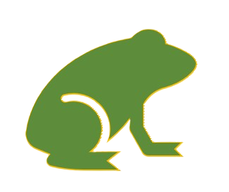 stilisierter Frosch